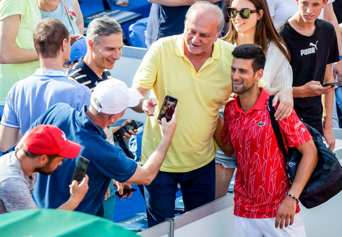 June 13, at the Adria Tour in Belgrade: not a mask in sight.